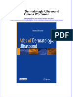 Textbook Atlas of Dermatologic Ultrasound Ximena Wortsman Ebook All Chapter PDF