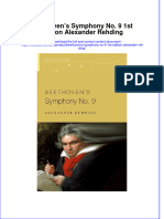 Textbook Beethovens Symphony No 9 1St Edition Alexander Rehding Ebook All Chapter PDF