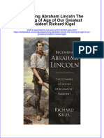 Textbook Becoming Abraham Lincoln The Coming of Age of Our Greatest President Richard Kigel Ebook All Chapter PDF