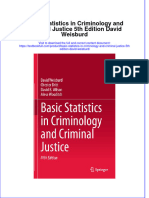 Download full chapter Basic Statistics In Criminology And Criminal Justice 5Th Edition David Weisburd pdf docx