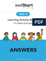 Y3 Activity Booklet ANSWERS