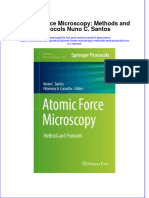 Textbook Atomic Force Microscopy Methods and Protocols Nuno C Santos Ebook All Chapter PDF