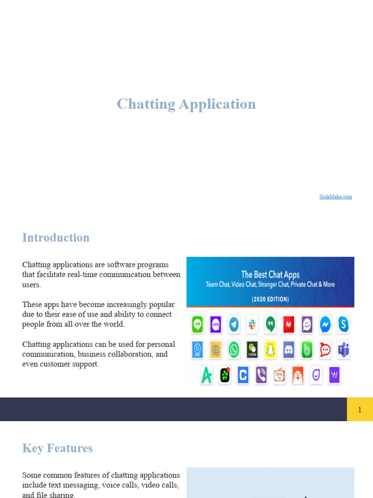 Chat Apps: Features and Trends | PDF | Instant Messaging | Mobile App