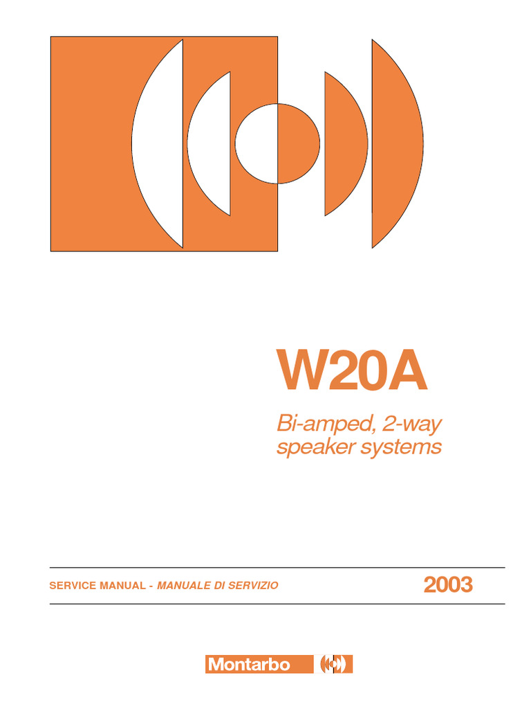 montarbo_w20a_w18_bi-amped_2-way_speaker_systems_service_manual | PDF