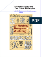 Download pdf Art Alphabets Monograms And Lettering First Edition J M Bergling ebook full chapter 