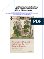 PDF Associative Political Culture in The Holy Roman Empire Upper Germany 1346 1521 First Edition Hardy Ebook Full Chapter