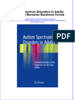 Textbook Autism Spectrum Disorders in Adults 1St Edition Bernardo Barahona Correa Ebook All Chapter PDF