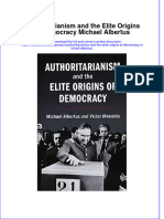 Textbook Authoritarianism and The Elite Origins of Democracy Michael Albertus Ebook All Chapter PDF