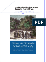 Download textbook Authors And Authorities In Ancient Philosophy Jenny Bryan ebook all chapter pdf 