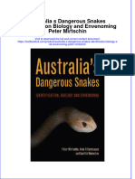 Download textbook Australia S Dangerous Snakes Identification Biology And Envenoming Peter Mirtschin ebook all chapter pdf 