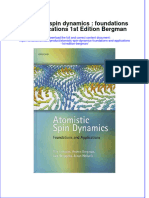 Download textbook Atomistic Spin Dynamics Foundations And Applications 1St Edition Bergman ebook all chapter pdf 