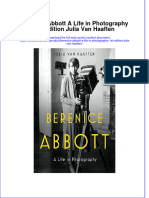 Textbook Berenice Abbott A Life in Photography 1St Edition Julia Van Haaften Ebook All Chapter PDF
