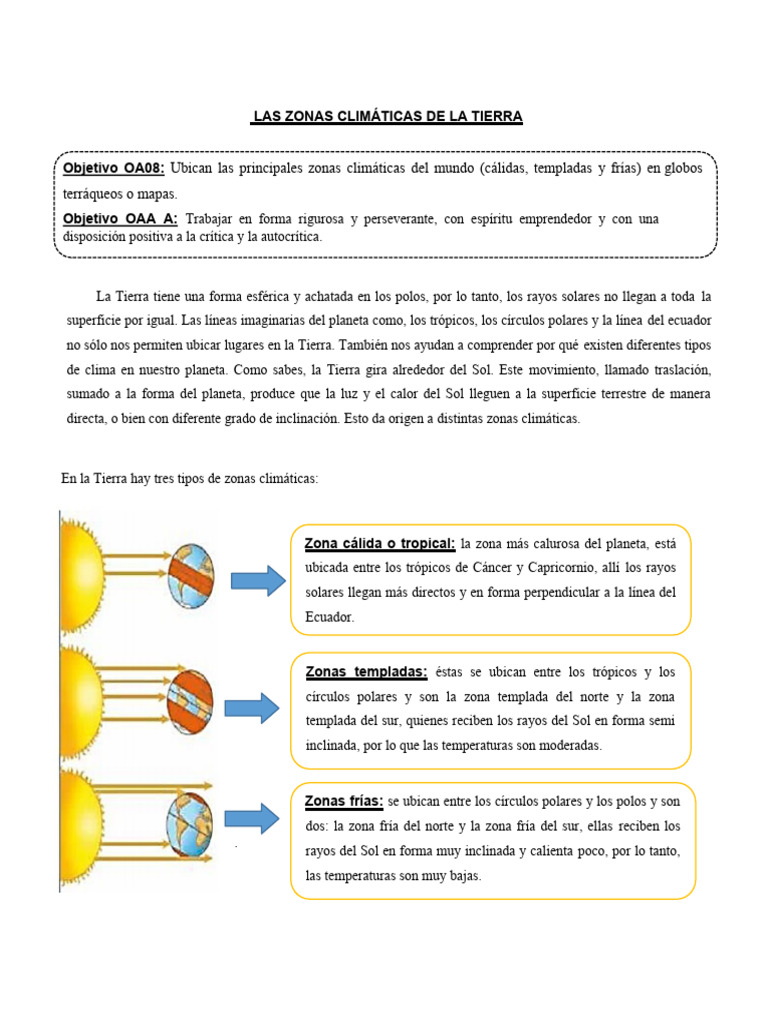 Zonas Climáticas | Descargar gratis PDF | Clima | Zona tropical