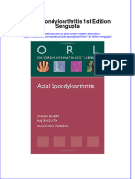 Textbook Axial Spondyloarthritis 1St Edition Sengupta Ebook All Chapter PDF