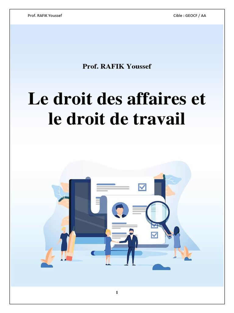 Droit des affaires et contrats au Maroc | PDF | Droit des obligations ...