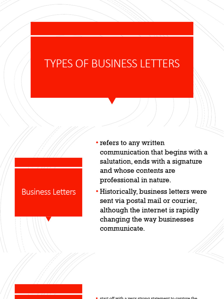 Types of Business Letters | PDF | Employment | Marketing
