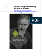 Download textbook Bernard Shaw And Modern Advertising Christopher Wixson ebook all chapter pdf 
