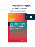 PDF Arts Education and Cultural Diversity Policies Research Practices and Critical Perspectives Chee Hoo Lum Ebook Full Chapter