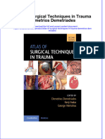 Download pdf Atlas Of Surgical Techniques In Trauma Demetrios Demetriades ebook full chapter 