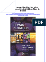 Download textbook Barasi S Human Nutrition 3Rd Ed A Health Perspective 3Rd Edition Mary E Barasi ebook all chapter pdf 
