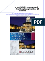 Textbook Bank Asset and Liability Management 1St Edition The Hong Kong Institute of Bankers 2 Ebook All Chapter PDF