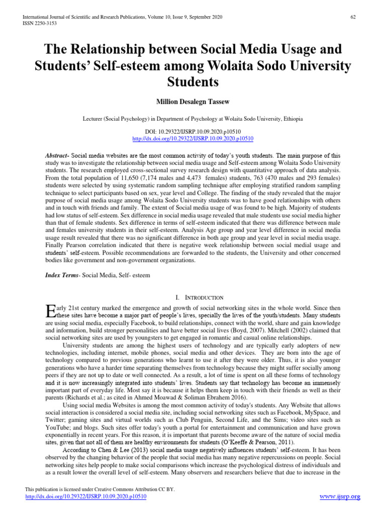 The Relationship Between Social Media Usage and ST | Download Free PDF ...