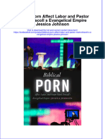Download textbook Biblical Porn Affect Labor And Pastor Mark Driscoll S Evangelical Empire Jessica Johnson ebook all chapter pdf 