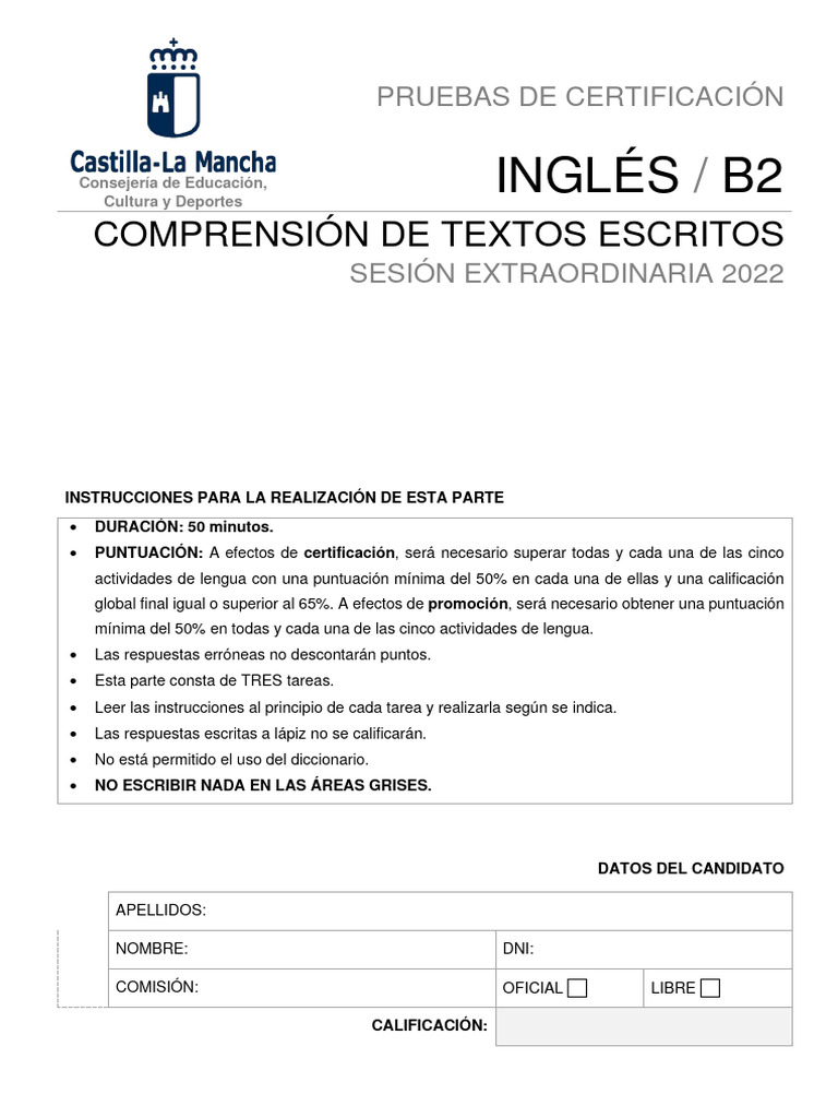 B2 English Certification Exam Guide | PDF | Climate Change | Agriculture