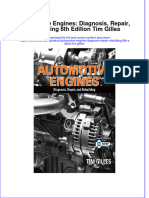 Download pdf Automotive Engines Diagnosis Repair Rebuilding 8Th Edition Tim Gilles ebook full chapter 