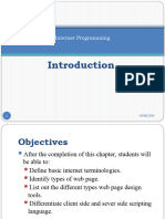 Introduction of Web Programming