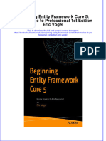 Download full chapter Beginning Entity Framework Core 5 From Novice To Professional 1St Edition Eric Vogel pdf docx