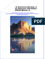 Download pdf Auditing Assurance Services A Systematic Approach 10Th Edition William Messier Jr ebook full chapter 