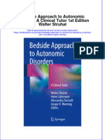Download textbook Bedside Approach To Autonomic Disorders A Clinical Tutor 1St Edition Walter Struhal ebook all chapter pdf 
