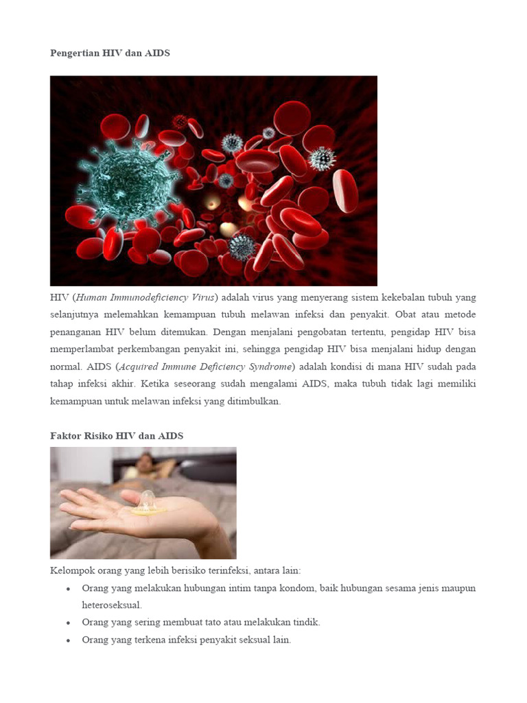 Pengertian HIV Dan AIDS | PDF