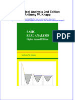 Download textbook Basic Real Analysis 2Nd Edition Anthony W Knapp 2 ebook all chapter pdf 