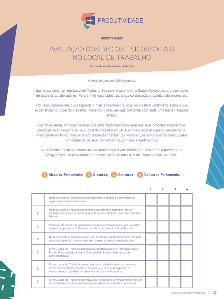 Modelo Inventario De Riscos