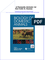 Textbook Biology of Domestic Animals 1St Edition Colin G Scanes Ebook All Chapter PDF