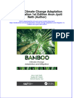 Download pdf Bamboo Climate Change Adaptation And Mitigation 1St Edition Arun Jyoti Nath Author ebook full chapter 