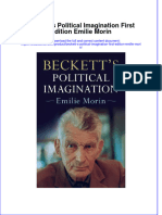 Download textbook Beckett S Political Imagination First Edition Emilie Morin ebook all chapter pdf 