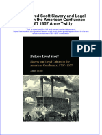 Textbook Before Dred Scott Slavery and Legal Culture in The American Confluence 1787 1857 Anne Twitty Ebook All Chapter PDF