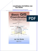 Textbook Basic Gis Coordinates 3Rd Edition Jan Van Sickle Ebook All Chapter PDF