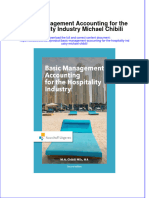 Textbook Basic Management Accounting For The Hospitality Industry Michael Chibili Ebook All Chapter PDF