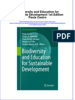 Download pdf Biodiversity And Education For Sustainable Development 1St Edition Paula Castro ebook full chapter 