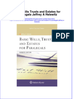 Download pdf Basic Wills Trusts And Estates For Paralegals Jeffrey A Helewitz ebook full chapter 