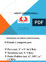 Direito  Constitucioanal I 2016 - Aulas PP-1