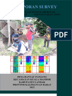 Laporan Survey Pendugaan Air Tanah Metode ADMT - Lokasi Kuala Mandor