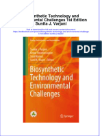 Download textbook Biosynthetic Technology And Environmental Challenges 1St Edition Sunita J Varjani ebook all chapter pdf 