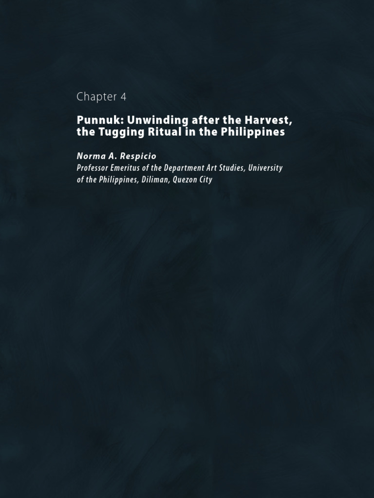 Punnuk: Tugging Ritual After Harvest | PDF