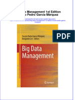 Download textbook Big Data Management 1St Edition Fausto Pedro Garcia Marquez ebook all chapter pdf 