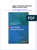 PDF Basic Principles of Forensic Chemistry 1St Edition Javed I Khan Ebook Full Chapter